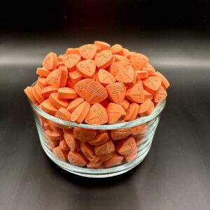 Orange tesla